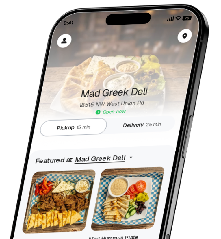Mad Greek Deli app preview